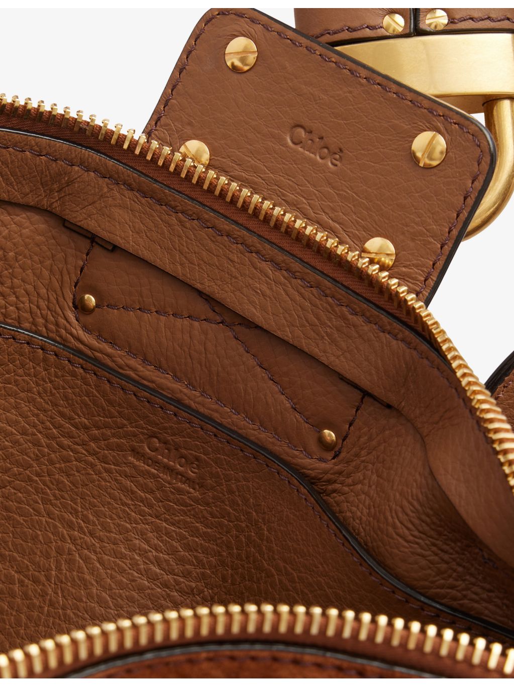 Chloé Paddington suede tote bag with padlock charm, UK version