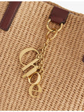 Chloé Charms medium raffia bucket bag - British product
