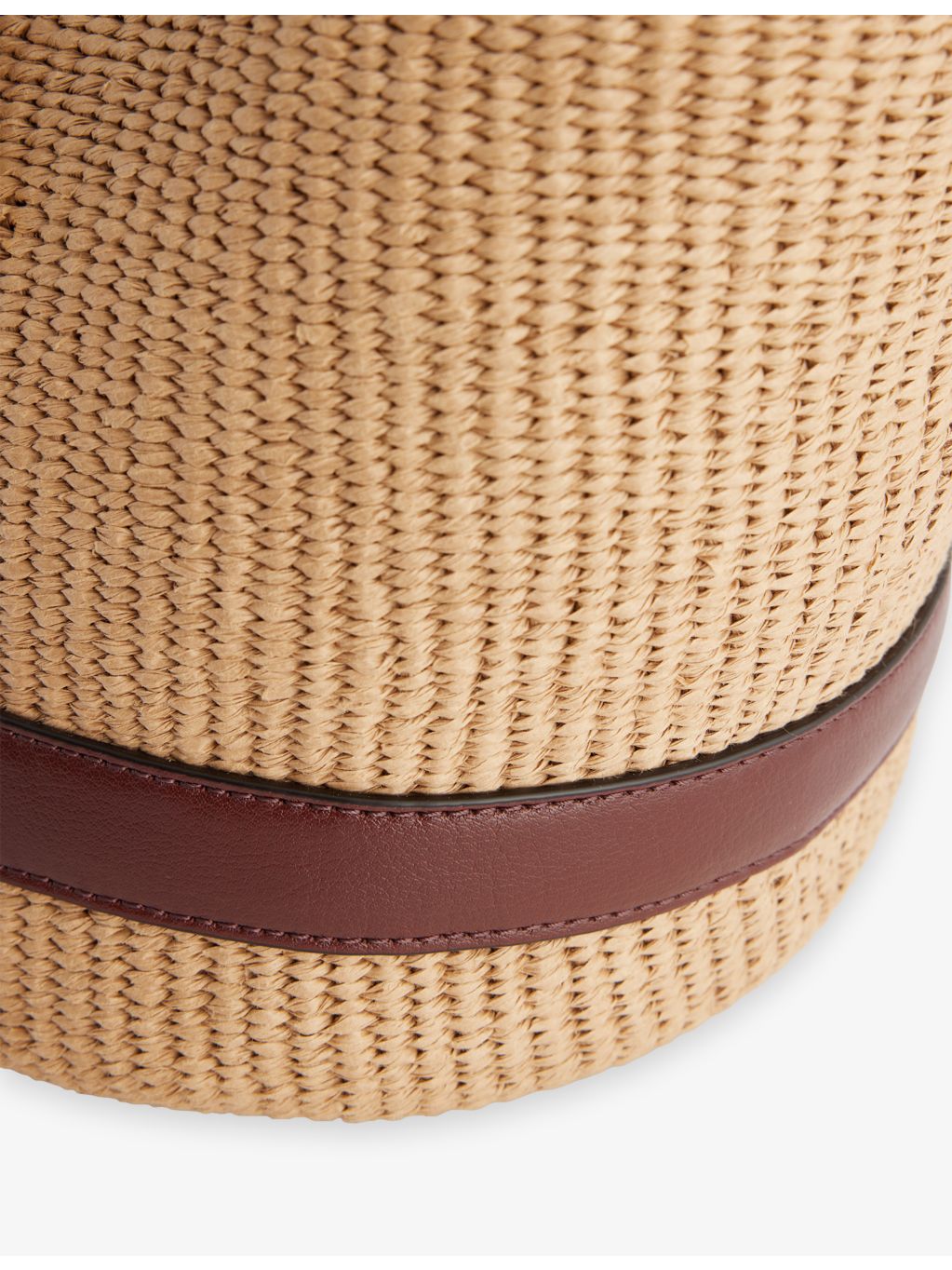 Chloé Charms medium raffia bucket bag - British product