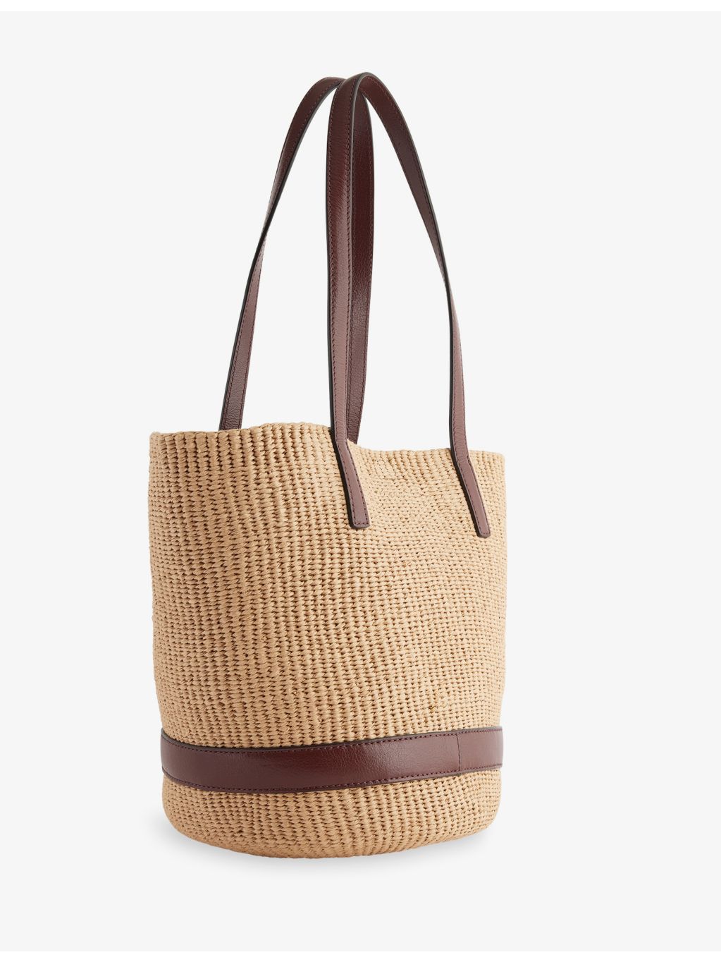 Chloé Charms medium raffia bucket bag - British product