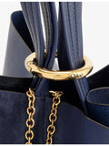 Chloé Spin leather tote bag with double handles - British brand