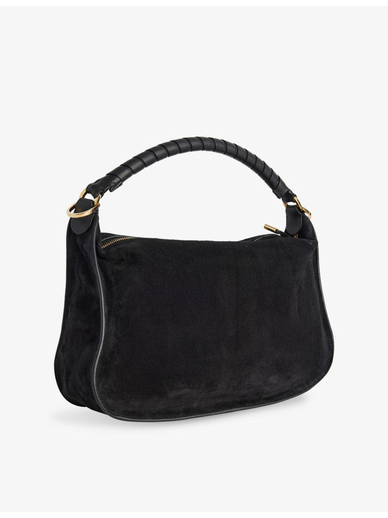 Chloé Marcie studded suede shoulder bag, UK version