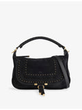 Chloé Marcie studded suede shoulder bag, UK version