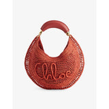 Chloé Summer Banana raffia hobo bag 36cm (British brand)