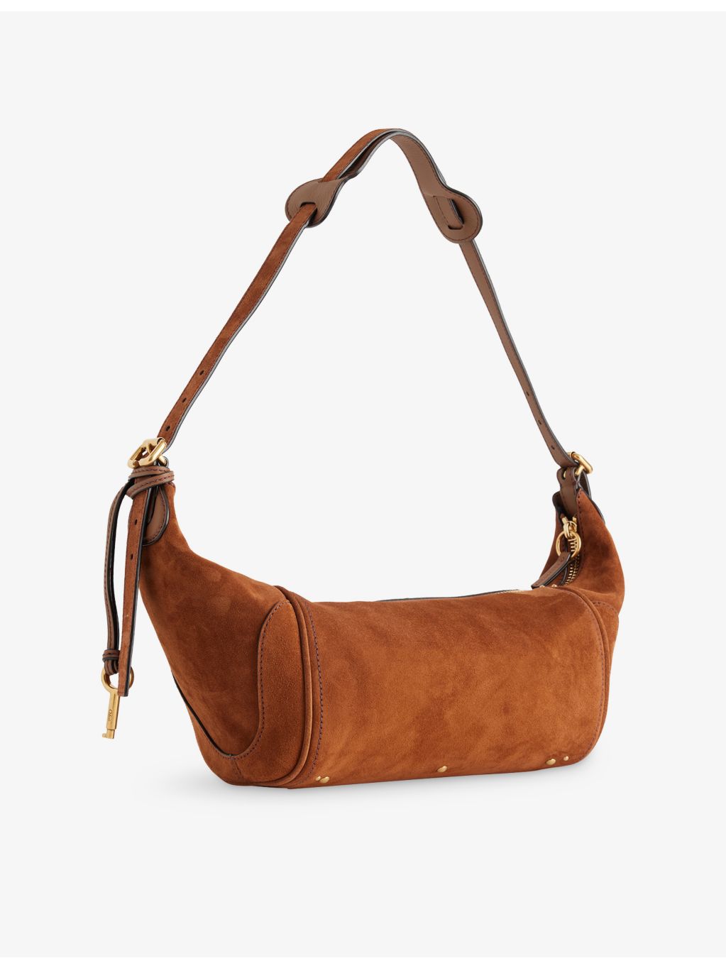 Chloé Paddington small suede shoulder bag, imported from the UK