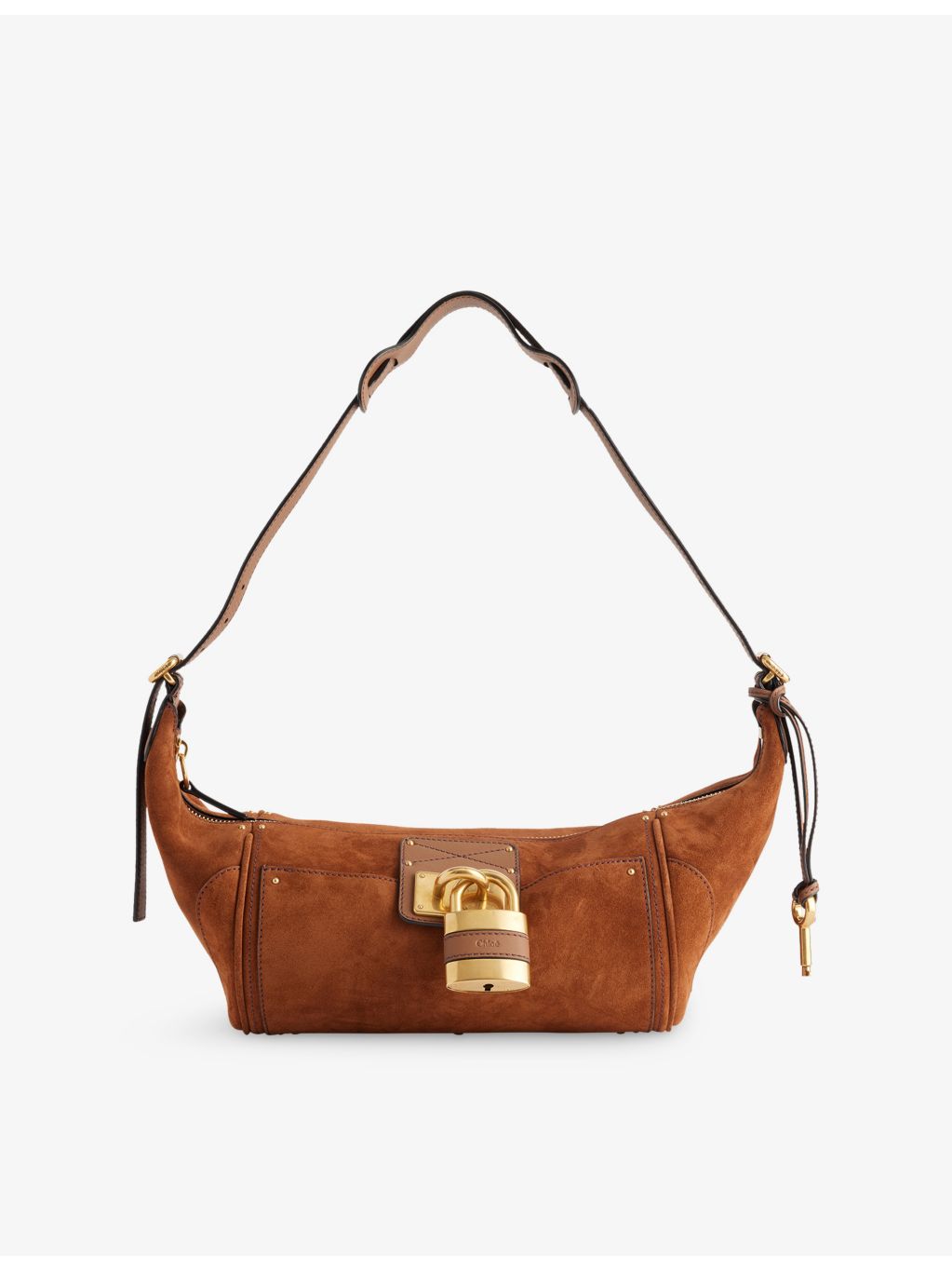 Chloé Paddington small suede shoulder bag, imported from the UK