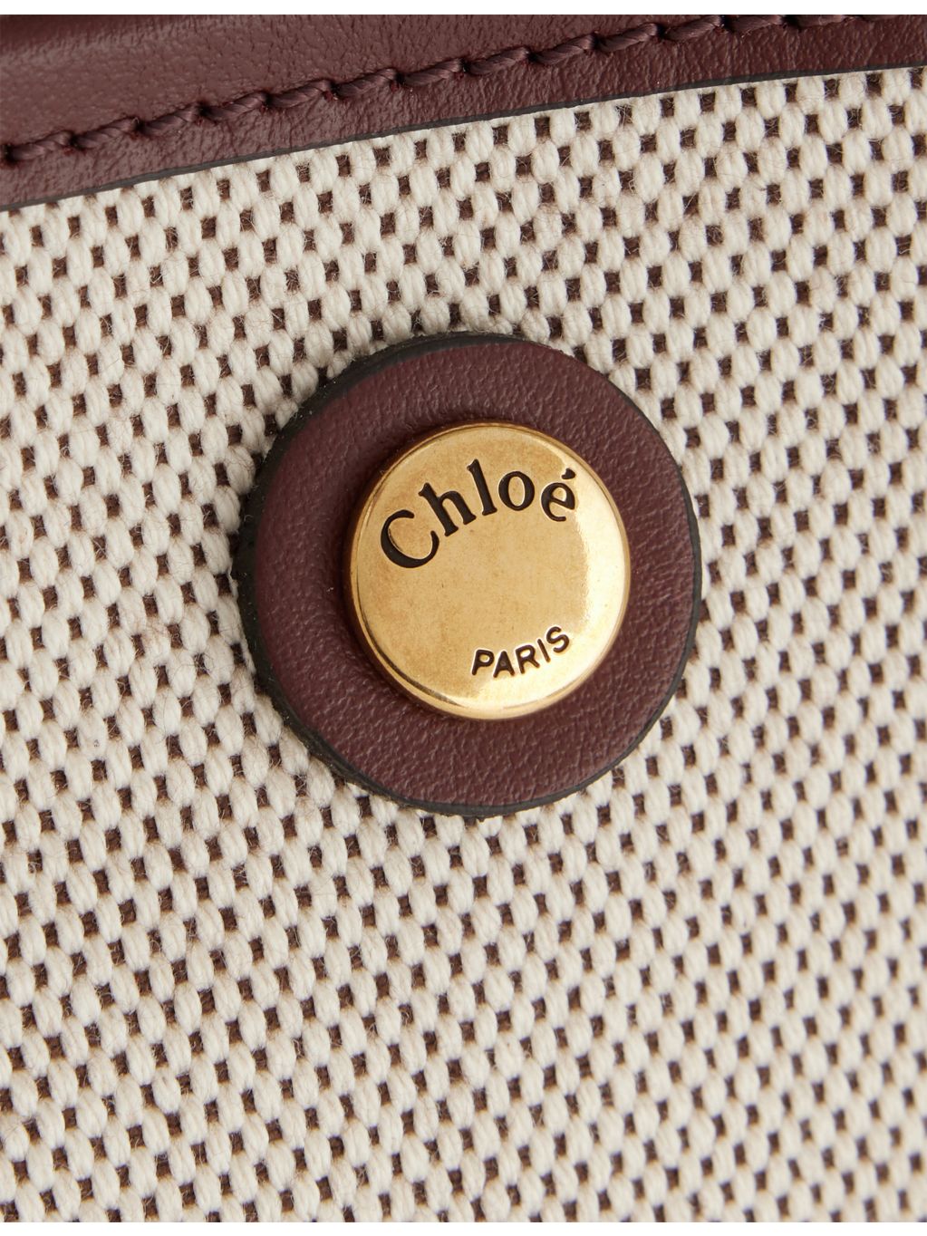 Chloé Clover small cotton-canvas tote bag, imported from the UK