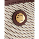 Chloé Clover small cotton-canvas tote bag, imported from the UK