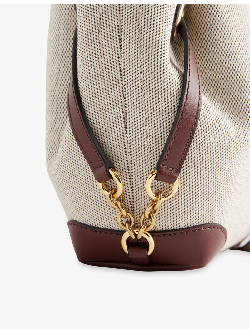 Chloé Clover small cotton-canvas tote bag, imported from the UK