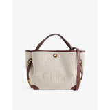 Chloé Clover small cotton-canvas tote bag, imported from the UK