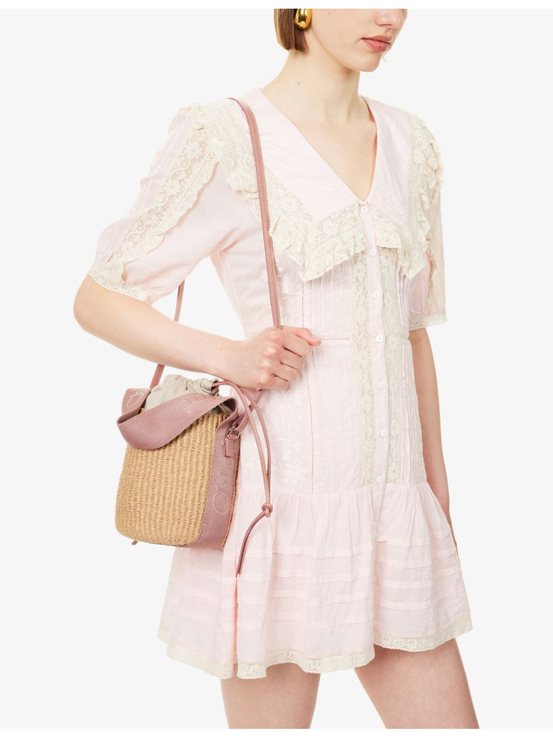 Chloé Small Woody Woven Basket Bag, imported from the UK