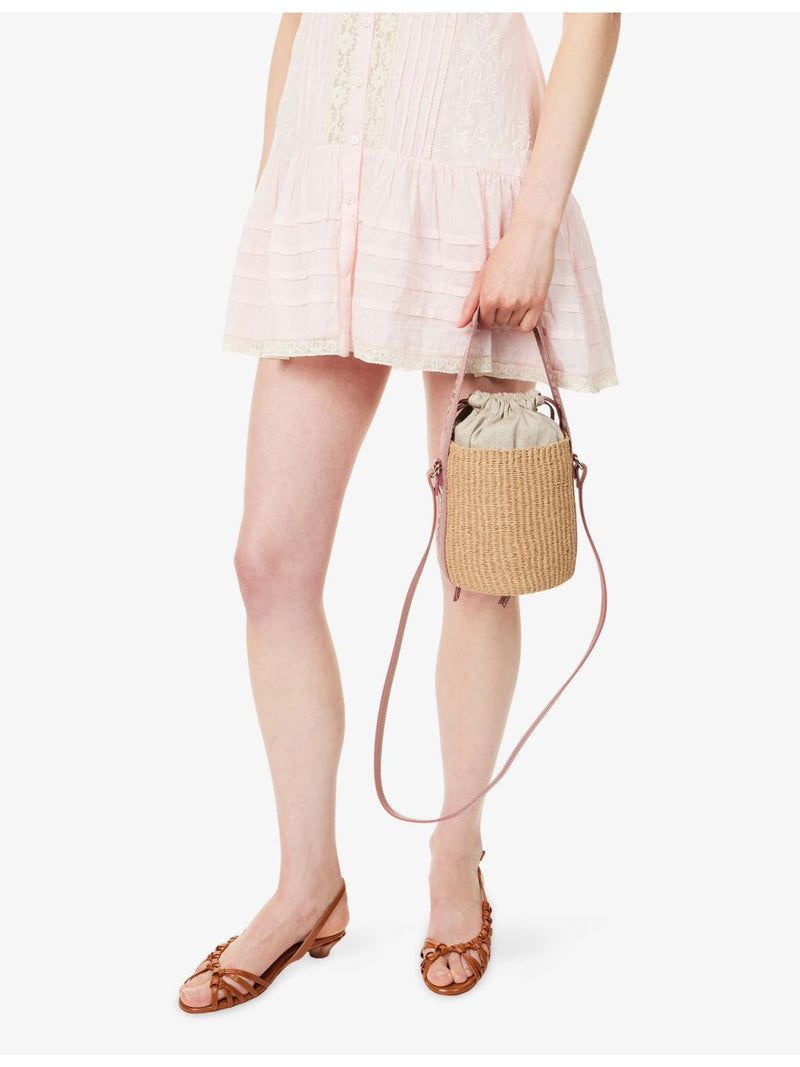 Chloé Small Woody Woven Basket Bag, imported from the UK