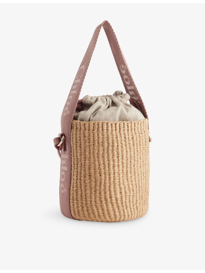 Chloé Small Woody Woven Basket Bag, imported from the UK