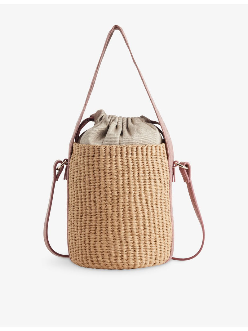 Chloé Small Woody Woven Basket Bag, imported from the UK