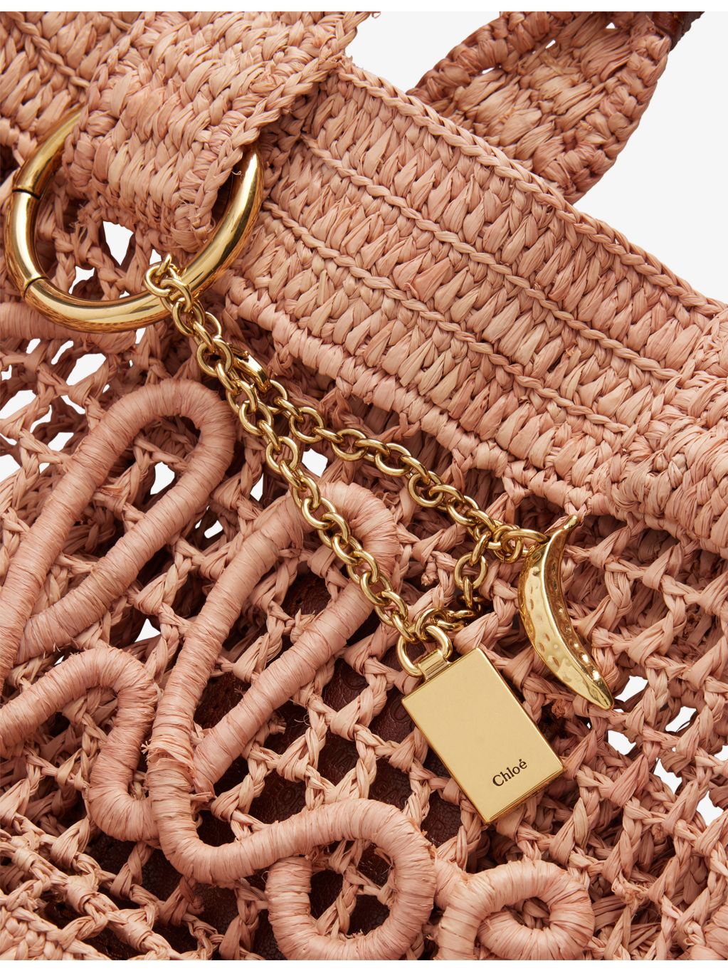 Chloé Summer Banana raffia tote bag, UK version