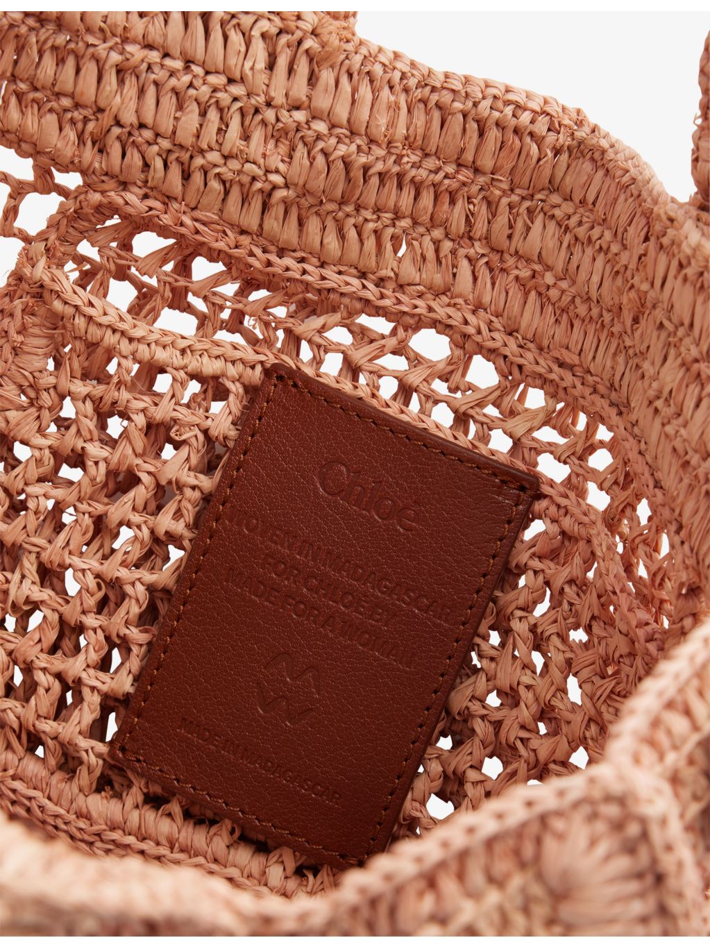 Chloé Summer Banana raffia tote bag, UK version