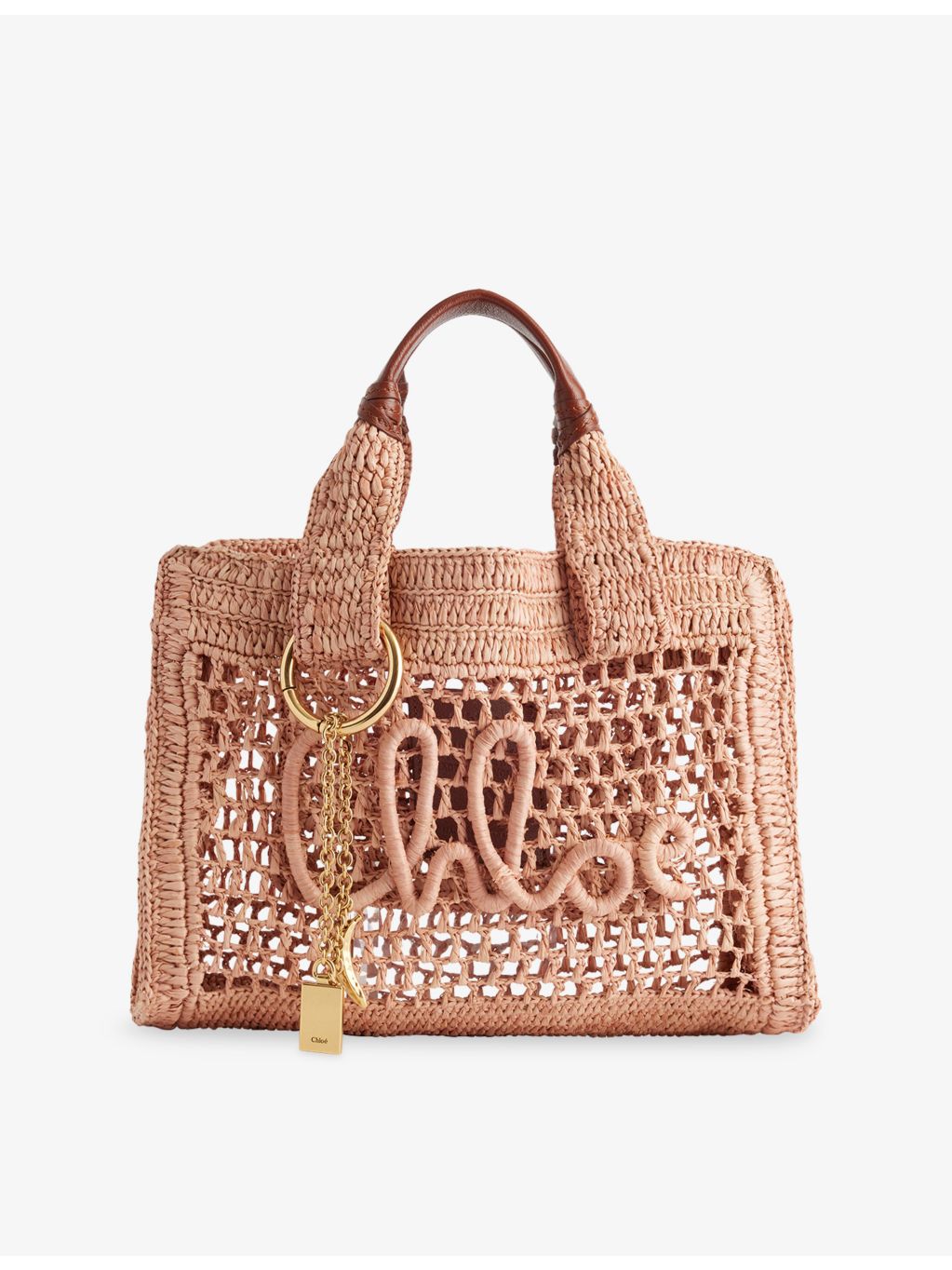 Chloé Summer Banana raffia tote bag, UK version