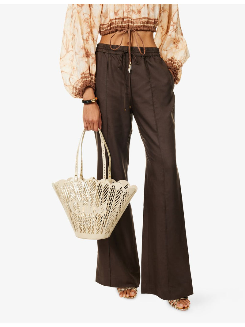 Chloé Soleil leather basket bag, imported from the UK