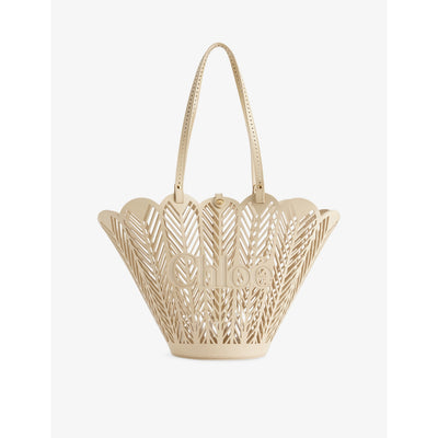 selfridges Chloé Soleil Leather Basket Bag- Buy online at McGrocer
