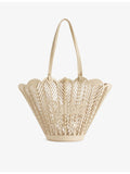 Chloé Soleil leather basket bag, imported from the UK