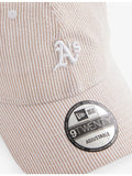New Era 9TWENTY Athletics MLB seersucker cap, imported from the UK