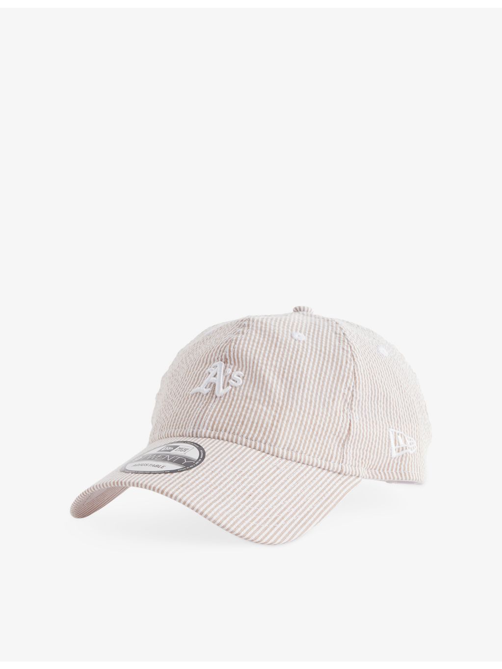 New Era 9TWENTY Athletics MLB seersucker cap, imported from the UK