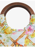 Lapin House botanical-print canvas shoulder bag (British brand)