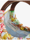 Lapin House botanical-print canvas shoulder bag (British brand)