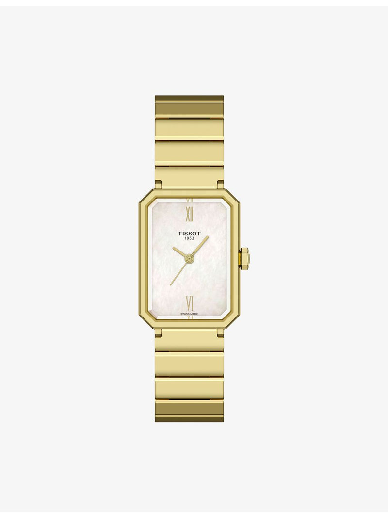 Tissot quartz watch 30mm stainless steel gold PVD - British product