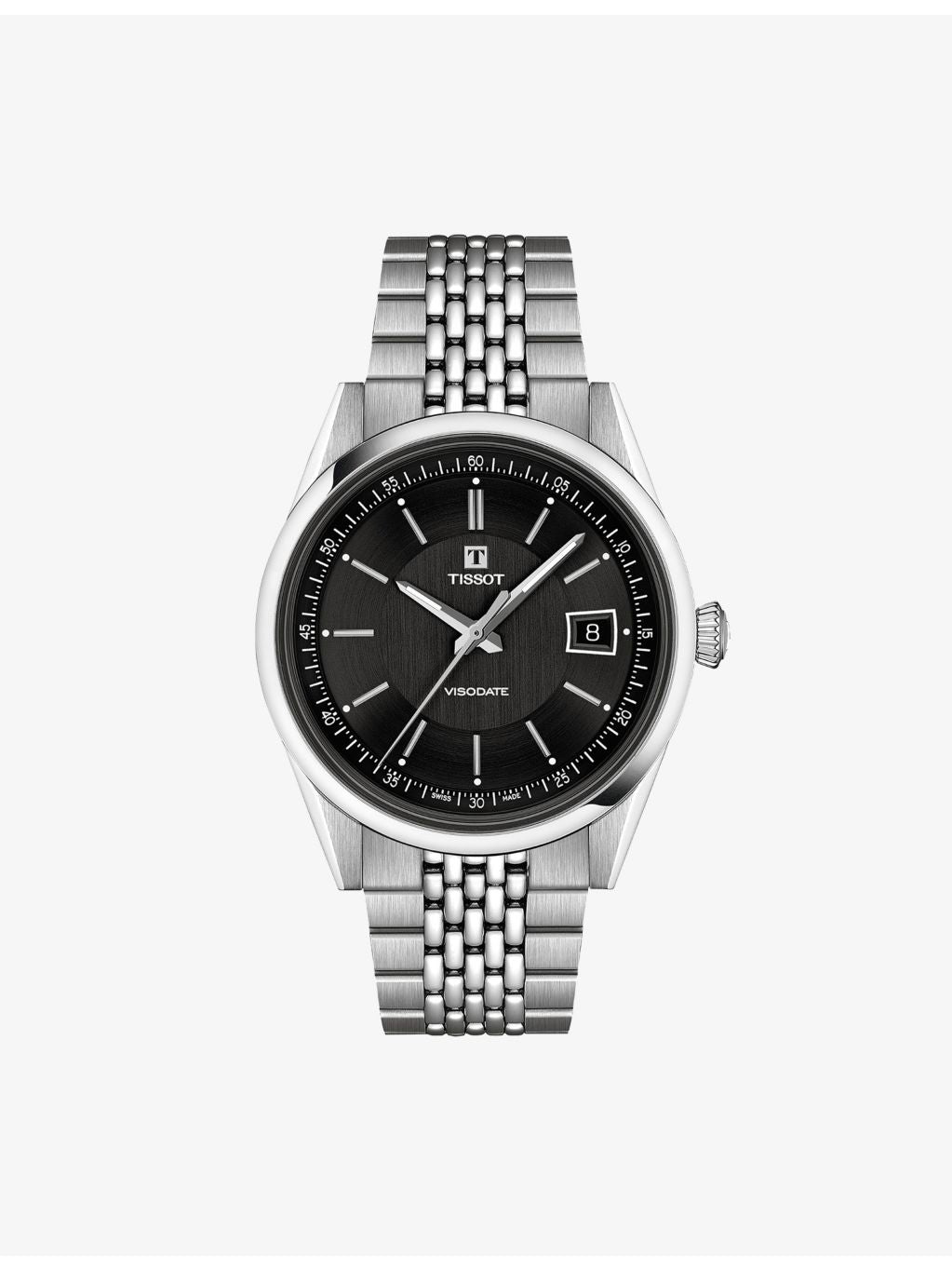 Tissot Visodate stainless steel automatic watch 39mm, imported from the UK
