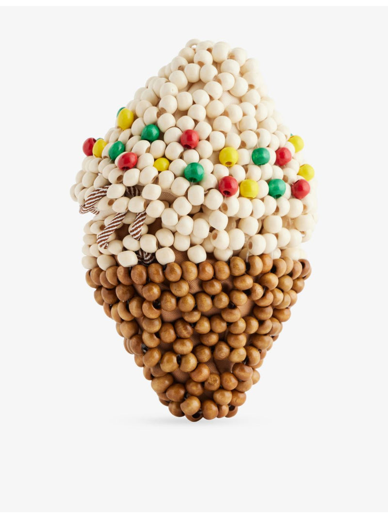 Alémais wood-bead cross-body bag in Gelato (British brand)