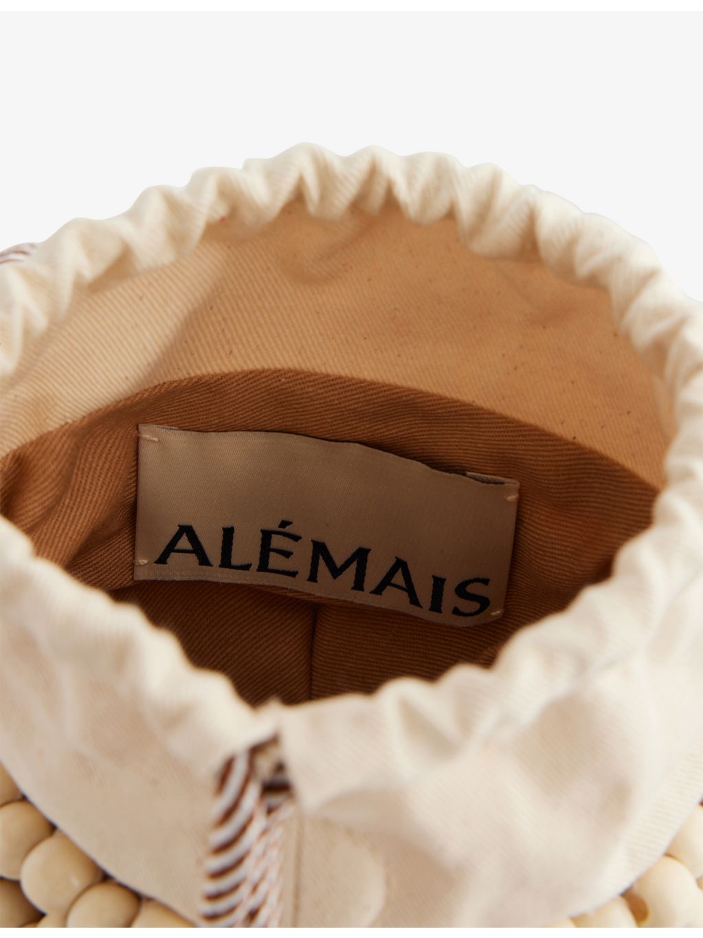 Alémais wood-bead cross-body bag in Gelato (British brand)
