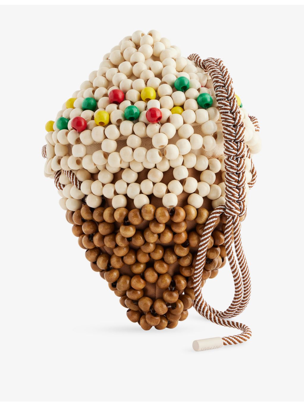 Alémais wood-bead cross-body bag in Gelato (British brand)