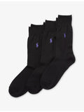 Polo Ralph Lauren set of three cotton-blend socks, imported from the UK