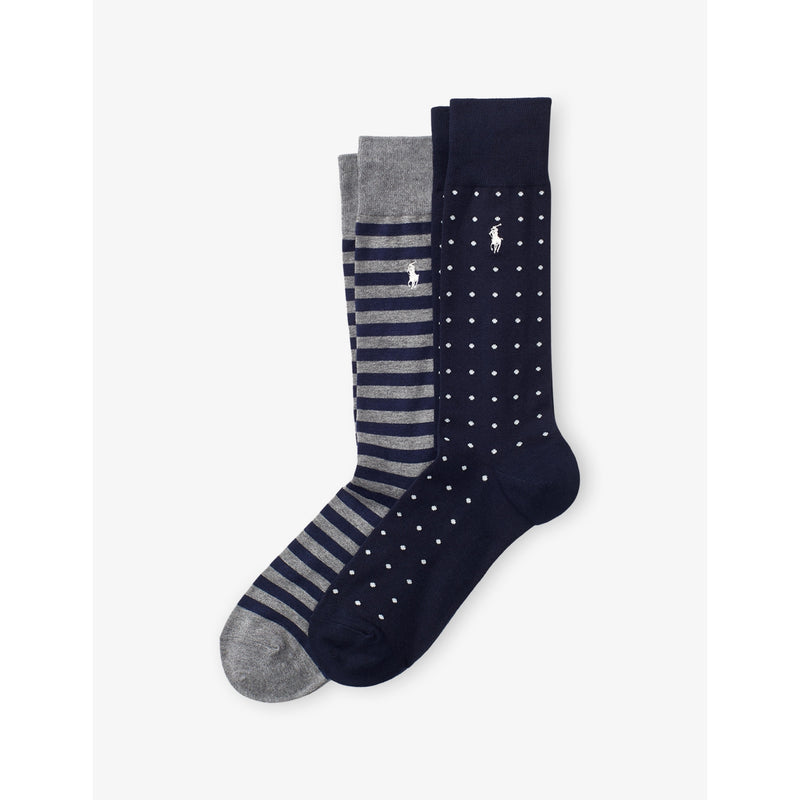 Polo Ralph Lauren cotton-blend socks pack of two - British product