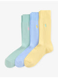 Polo Ralph Lauren ribbed cotton-blend socks pack of three - British product