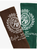 Polo Ralph Lauren pack of six stretch-woven crew socks - British product