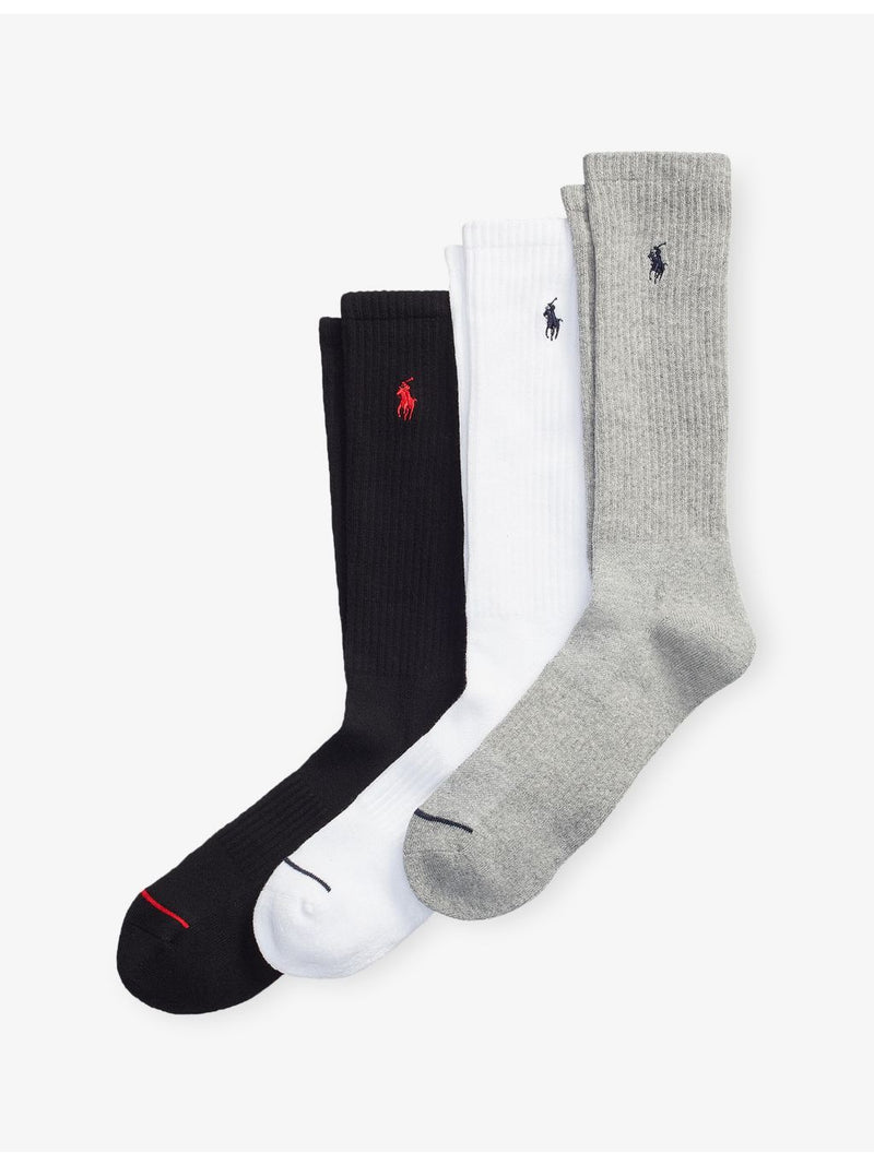 Polo Ralph Lauren cotton-blend socks pack of three, imported from the UK