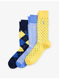Polo Ralph Lauren pack of three cotton-blend socks (British brand)