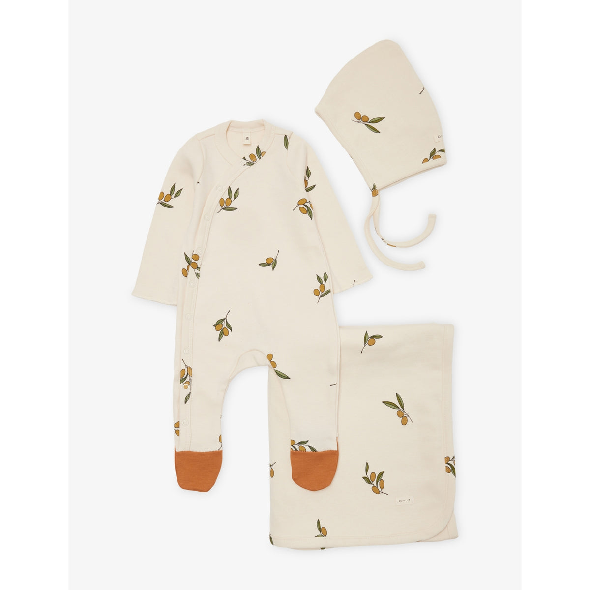 Olive Garden Printed Cotton-Jersey 3 Piece Set Newborn - 3 Month - Newborn