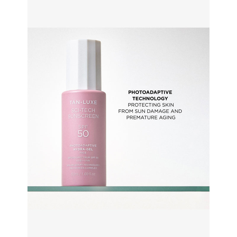 Tan-Luxe photo-adaptive face sunscreen SPF 50 50ml (British brand)