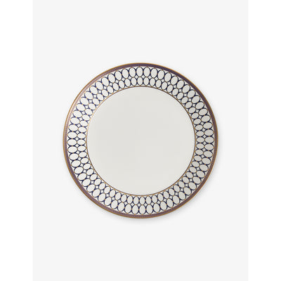 selfridges Wedgwood Renaissance Gold Bone China Deep Plate 27cm- Buy online at McGrocer