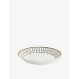 Wedgwood Renaissance Grey bone china deep plate 27cm - British product
