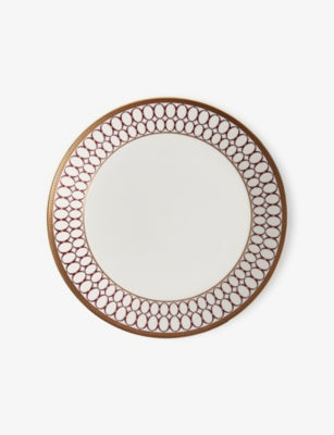 Wedgwood Renaissance Red bone china deep plate 27cm - British product