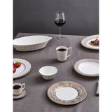 Wedgwood Renaissance Grey bone-china mug with lid (British brand)