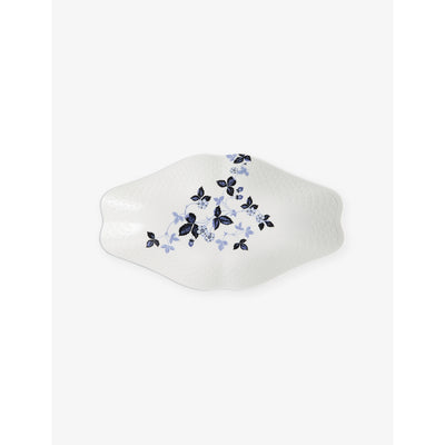 selfridges Wedgwood Wild Strawberry Bone-China Oval Dish 30.9cm- Buy online at McGrocer