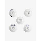 Wedgwood Wild Strawberry bone china soy dishes set of five (British brand)