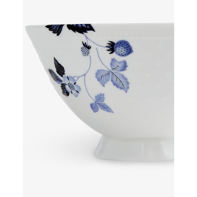 Wedgwood Wild Strawberry bone-china rice bowl 12cm, UK version