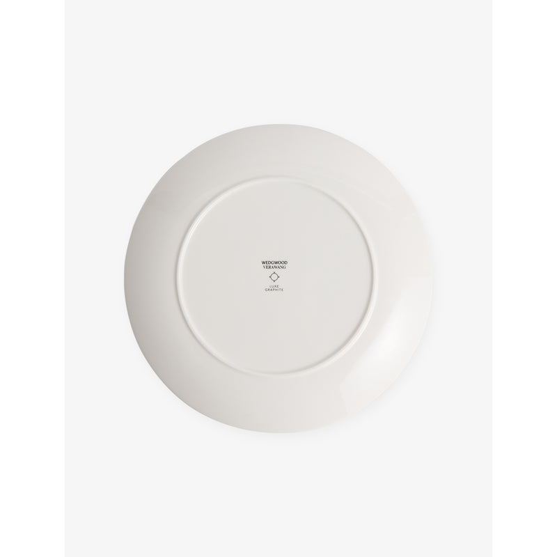 Wedgwood Vera Wang bone china plate Luxe Graphite 28.4cm (British brand)