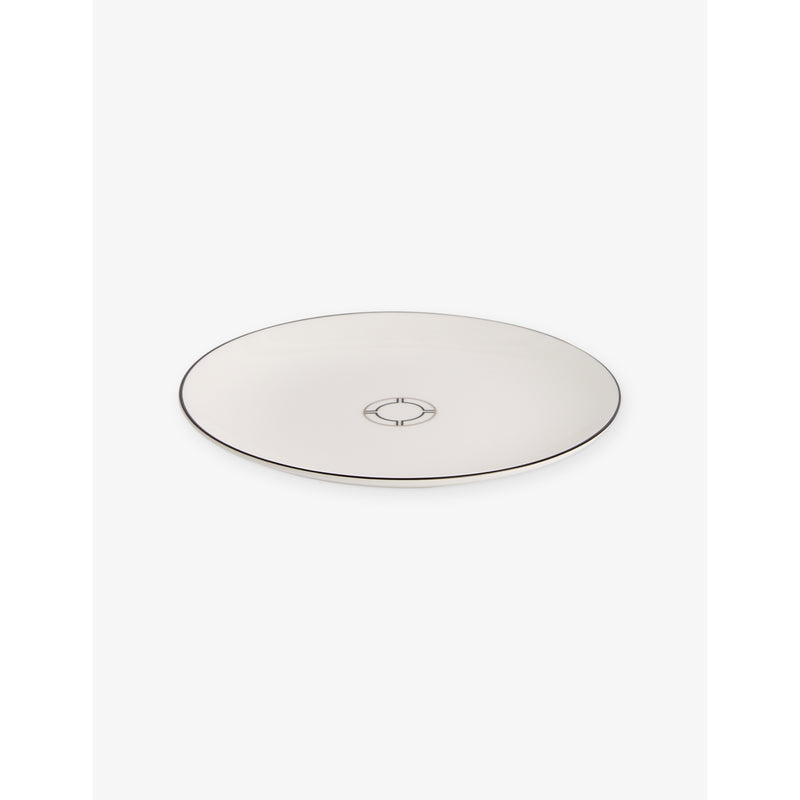 Wedgwood Luxe Graphite bone china plate 16cm, imported from the UK